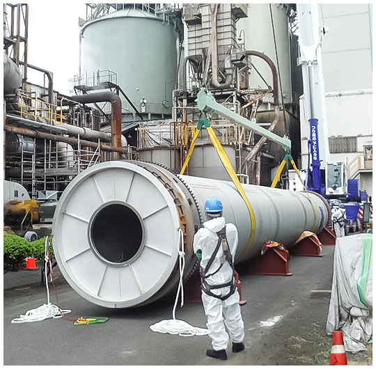 乾燥機据付工事